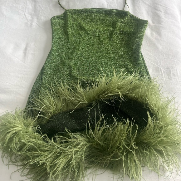 Oséree Lumière Plumage lurex minidress - Picture 4 of 15